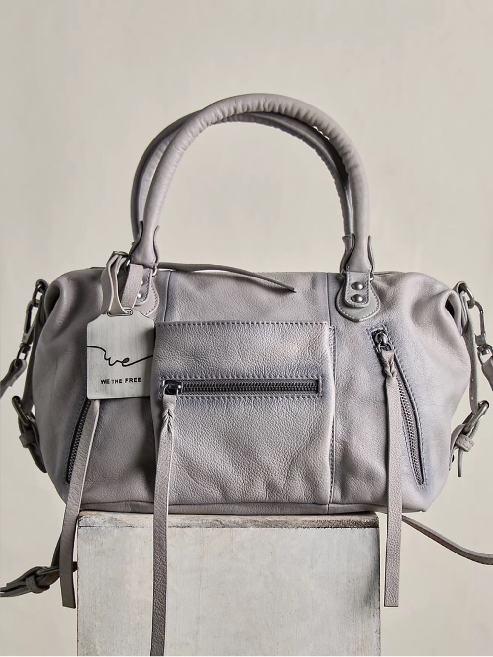 We The Free Baby Emerson Dove Gray with white bunny charm!!! Both sold out!! - Picture 1 of 8